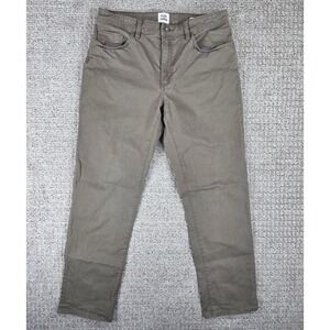 Flint and Tinder Straight Fit Pants Olive Green Chinos Mens Size 32x30